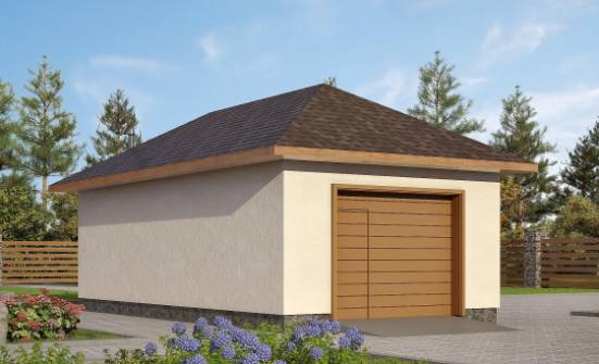040-001-П Проект гаража из поризованных блоков Якутск | Проекты домов от House Expert