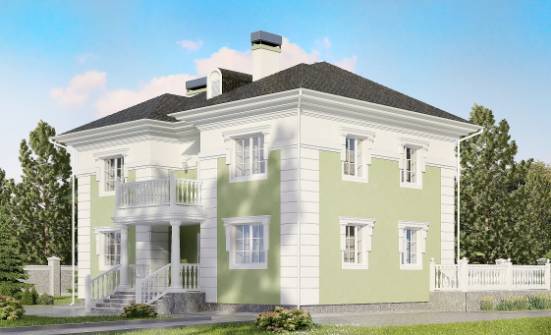 155-005-П Проект двухэтажного дома, недорогой коттедж из газосиликатных блоков Алдан | Проекты домов от House Expert