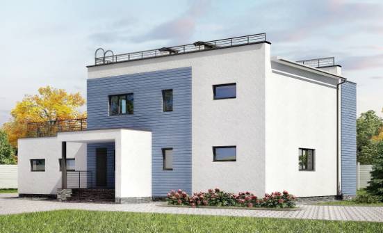180-012-Л Проект двухэтажного дома, гараж, красивый дом из кирпича Алдан | Проекты домов от House Expert