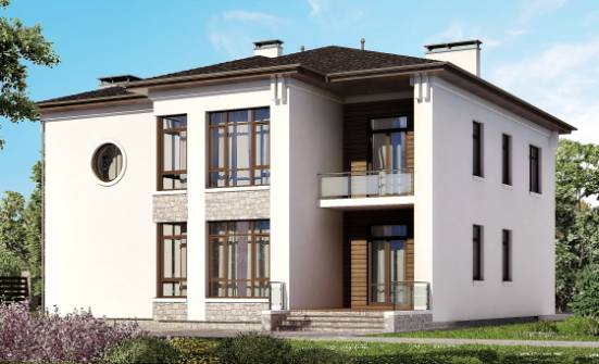 300-005-П Проект двухэтажного дома, классический дом из кирпича Ленск | Проекты домов от House Expert
