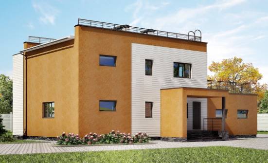 180-012-П Проект двухэтажного дома, гараж, просторный домик из кирпича Нерюнгри | Проекты домов от House Expert