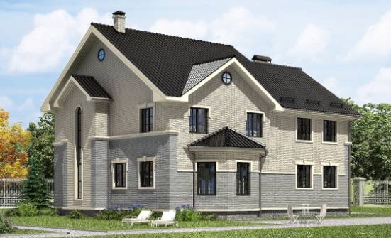 300-004-П Проект двухэтажного дома, просторный домик из твинблока Нерюнгри | Проекты домов от House Expert