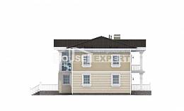 210-005-Л Проект двухэтажного дома, средний домик из поризованных блоков, Якутск