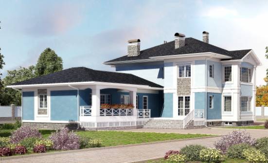 620-001-П Проект трехэтажного дома, гараж, красивый загородный дом из пеноблока, Алдан