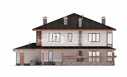 305-001-П Проект двухэтажного дома, гараж, большой коттедж из арболита, Якутск