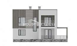 150-017-П Проект двухэтажного дома, красивый загородный дом из твинблока, Нерюнгри